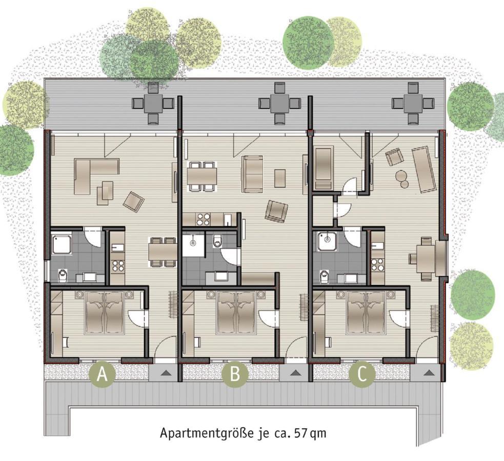 Steigerwald-Apartments Ebrach Экстерьер фото